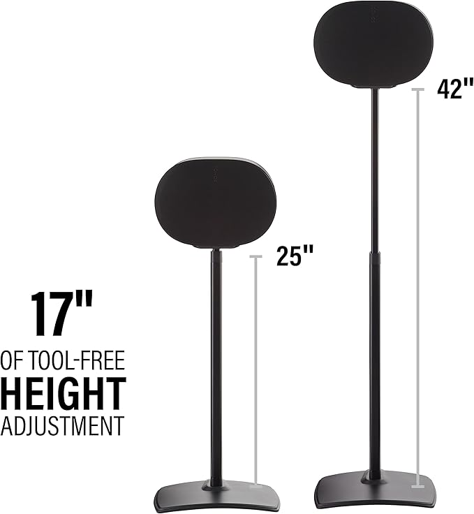 Sanus Height Adjustable Speaker Stand