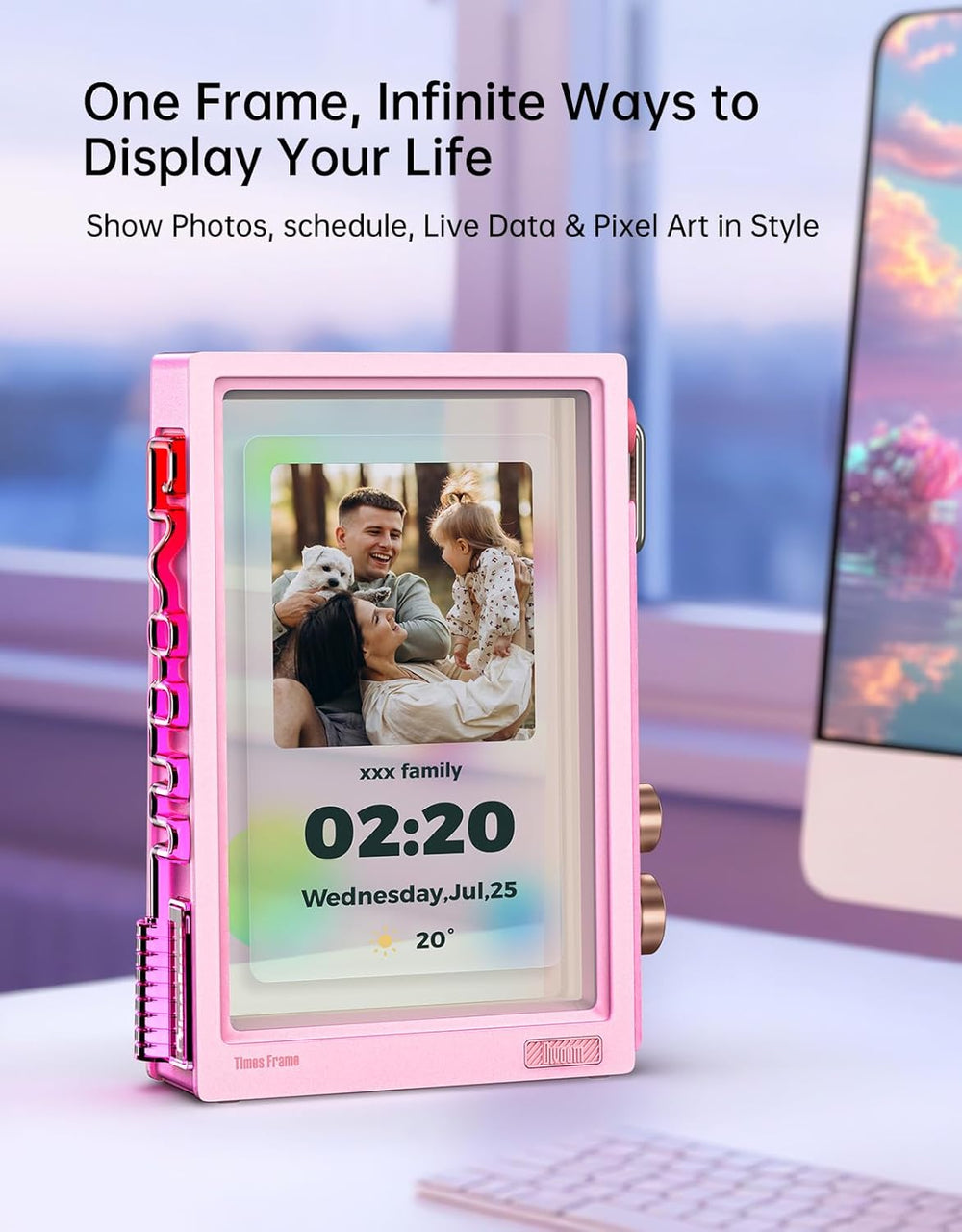 Divoom Times Frame 10.1-Inch WiFi Digital Picture Frame & Desk Display