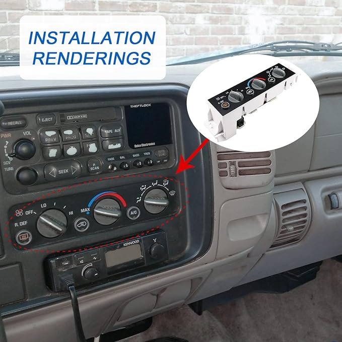 DICMIC A/C Heater Control Panel Climate Control Module