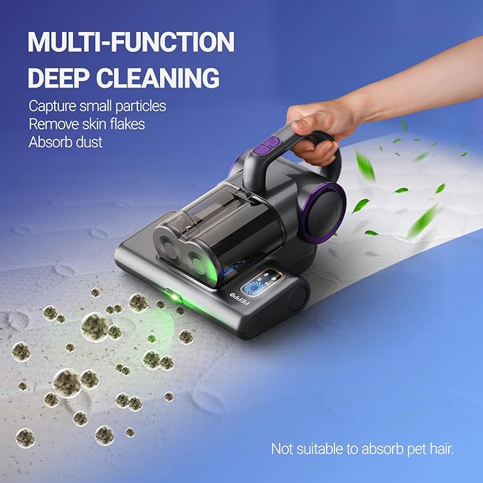 FEPPO Mattress Vacuum Cleaner, 16Kpa Bed Vacuum Cleaner