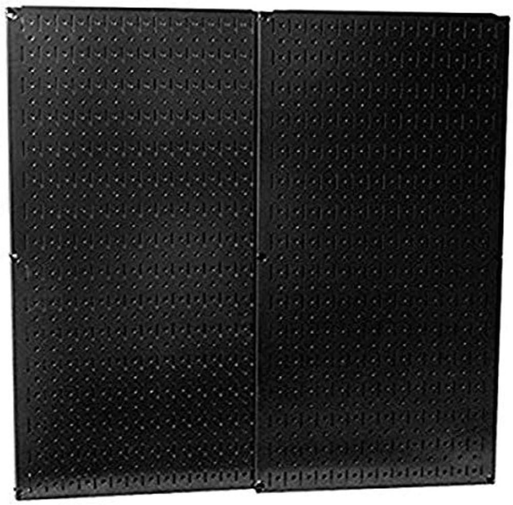 Wall Control 32" x 16" Black Metal Pegboard Pack - 2 Panels & 1...