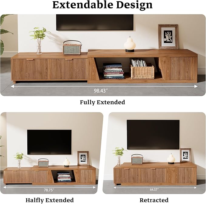 Epecoya Extendable TV Stand