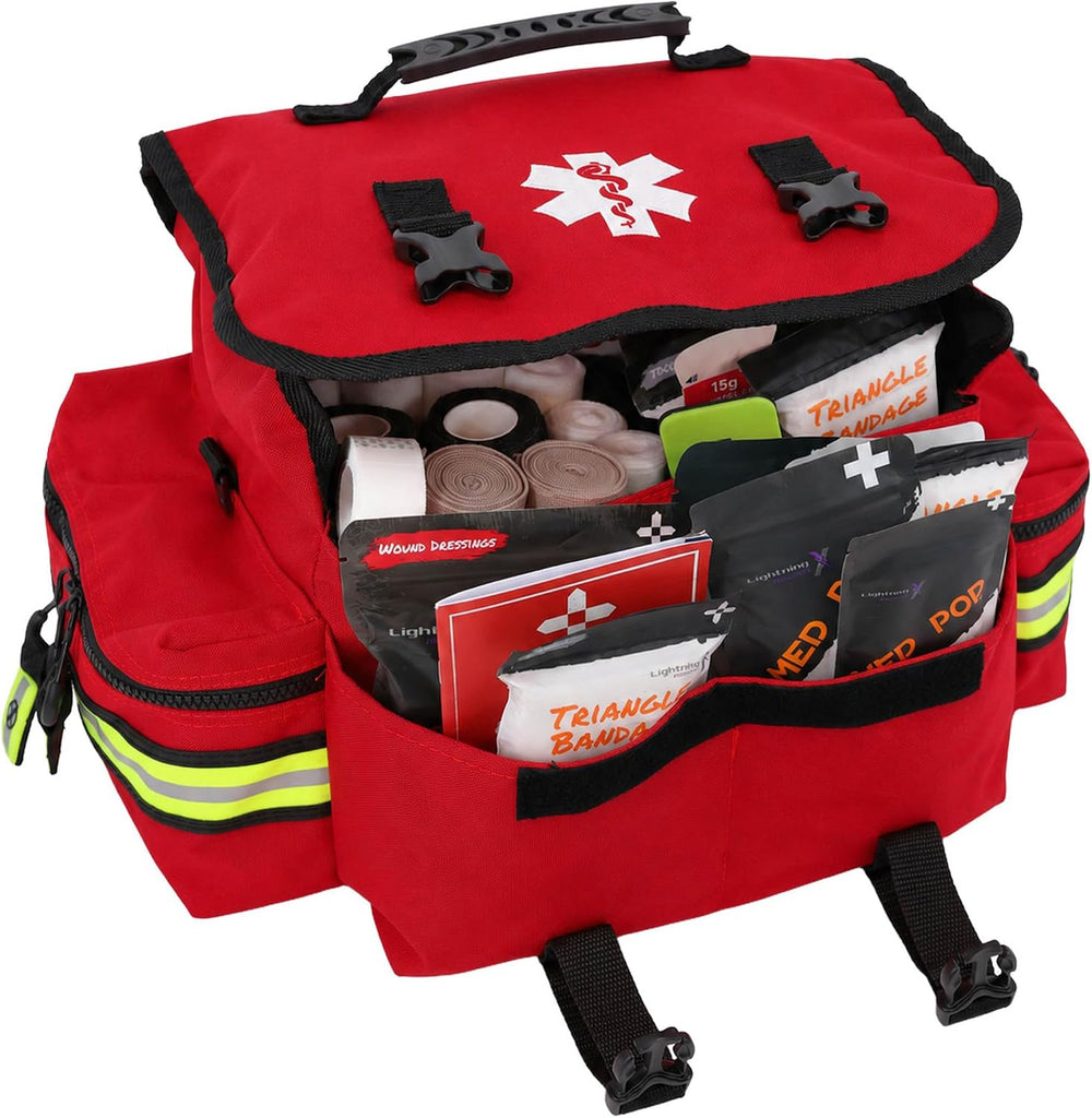 Lightning X Small Medic First Responder EMT Trauma Bag Stocked First Aid Trau...