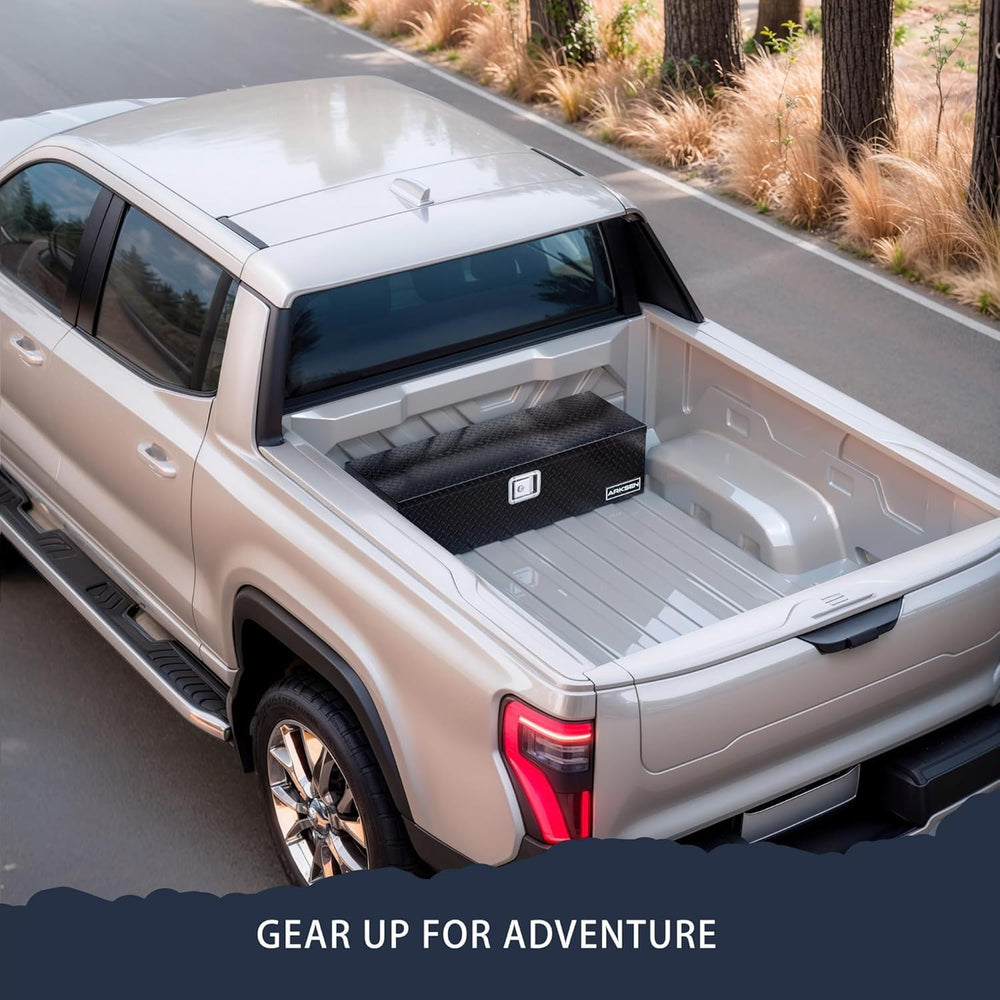 ARKSEN 39" x 13" x 10" Truck Bed Tool Box, Heavy Duty Storage ...
