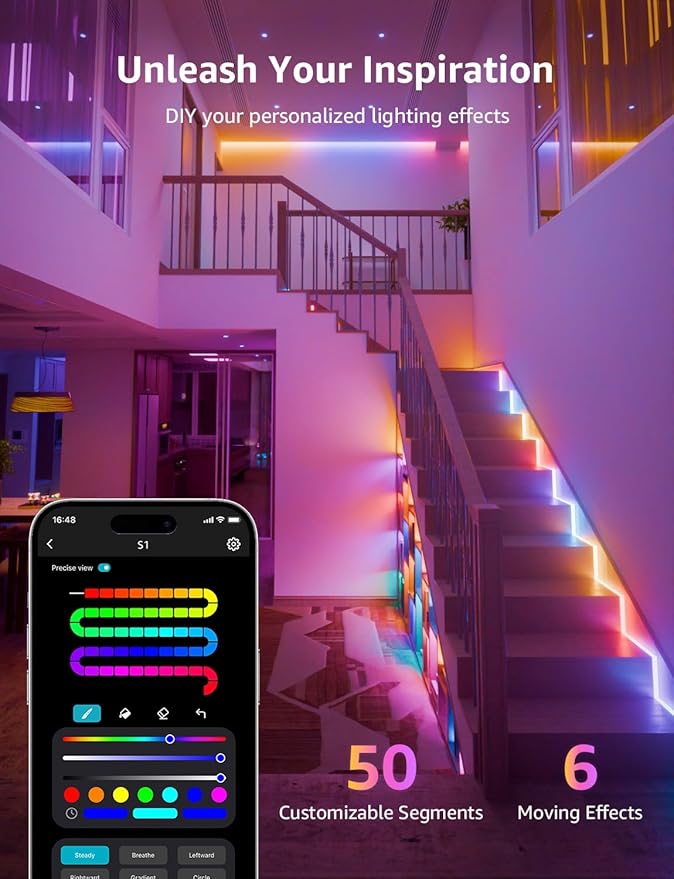 Lepro S1 AI LED Strip Lights for Bedroom