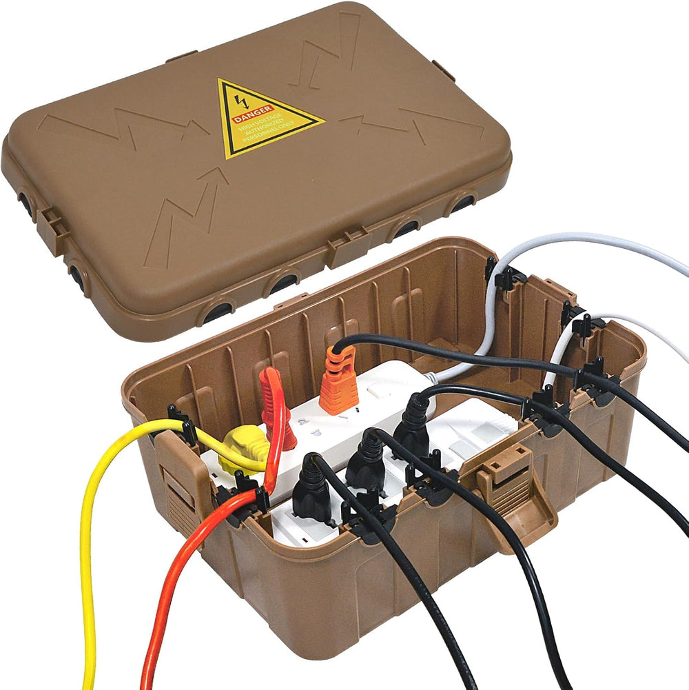 Hrensaw Large Outdoor Electrical Box(12.5x8.5x5inch),IP54 Waterproof Outdoor ...