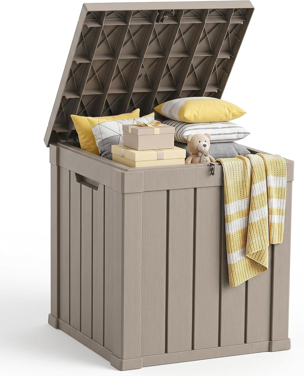Outdoor Storage Box, 70 Gallon Waterproof Package Delivery Boxes