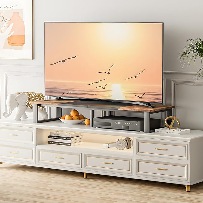 aboxoo 47" TV Riser for 32-60 inch TV, TV Riser Stand Shelf, Tabletop TV...