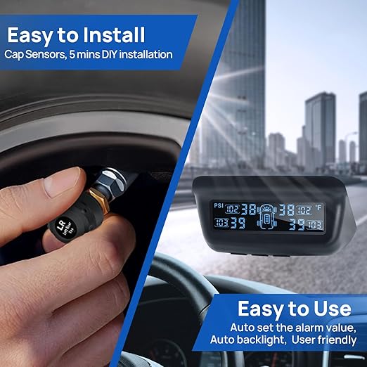 Masoll Tire Pressure Monitoring System, RV/Trailler TPMS
