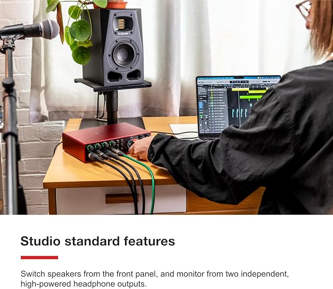 Focusrite Scarlett 18i16 4th Gen USB Audio Interface,