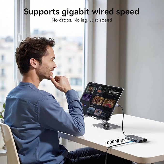 USB C Docking Station Dual Monitor Adapter