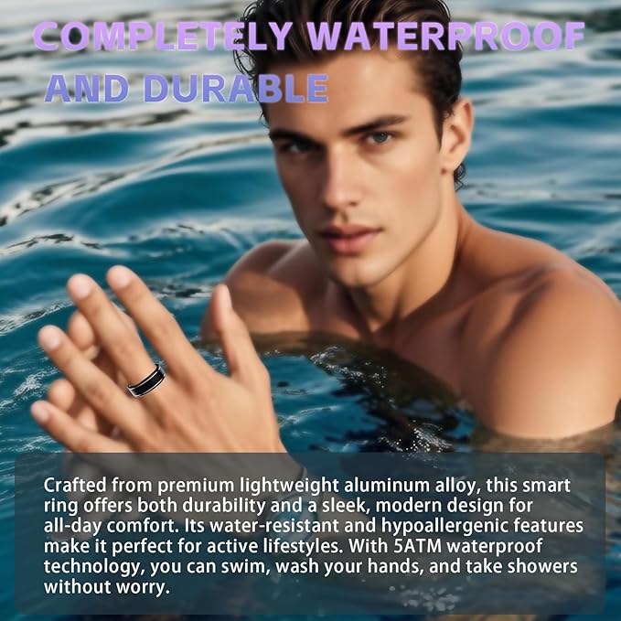 Smart Ring for Men Women – Fitness Tracker Ring