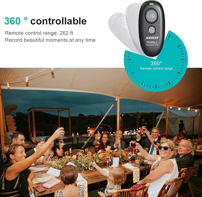 AODELAN Wireless Shutter Release Remote Control