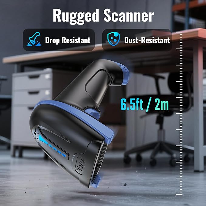 Tera 1D 2D QR Barcode Scanner Wireless and Wired