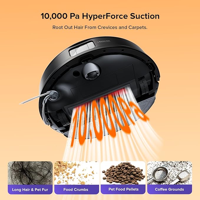roborock Q10 S5+ Robot Vacuum and Mop, 000Pa Suction, Upgraded from Q8 max+