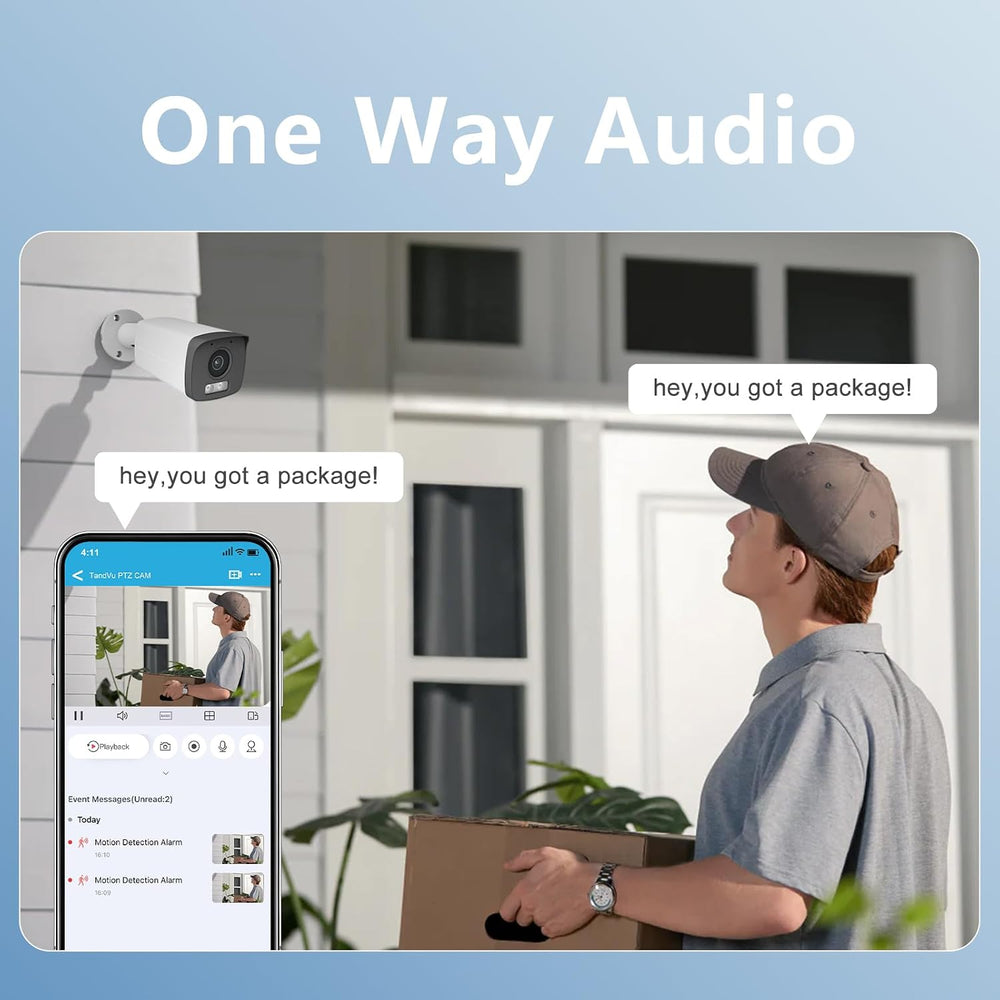 UNILOOK 4MP Bullet PoE Camera, Wired Security IP Camera Outdoor Indoor