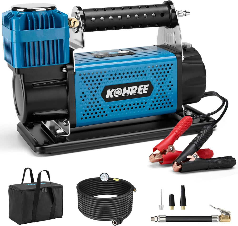 Kohree 12V Air Compressor, 7.06 CFM Fast Tire Inflator, Heavy Duty