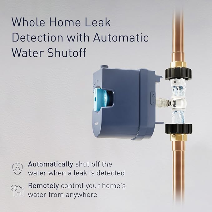 Moen Flo Smart Water Monitor and Automatic Shutoff Sensor, Wi-Fi Connected
