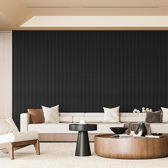 Art3d Fluted Wood Panel for Wall and Ceiling, Beaded Accent molding for Home