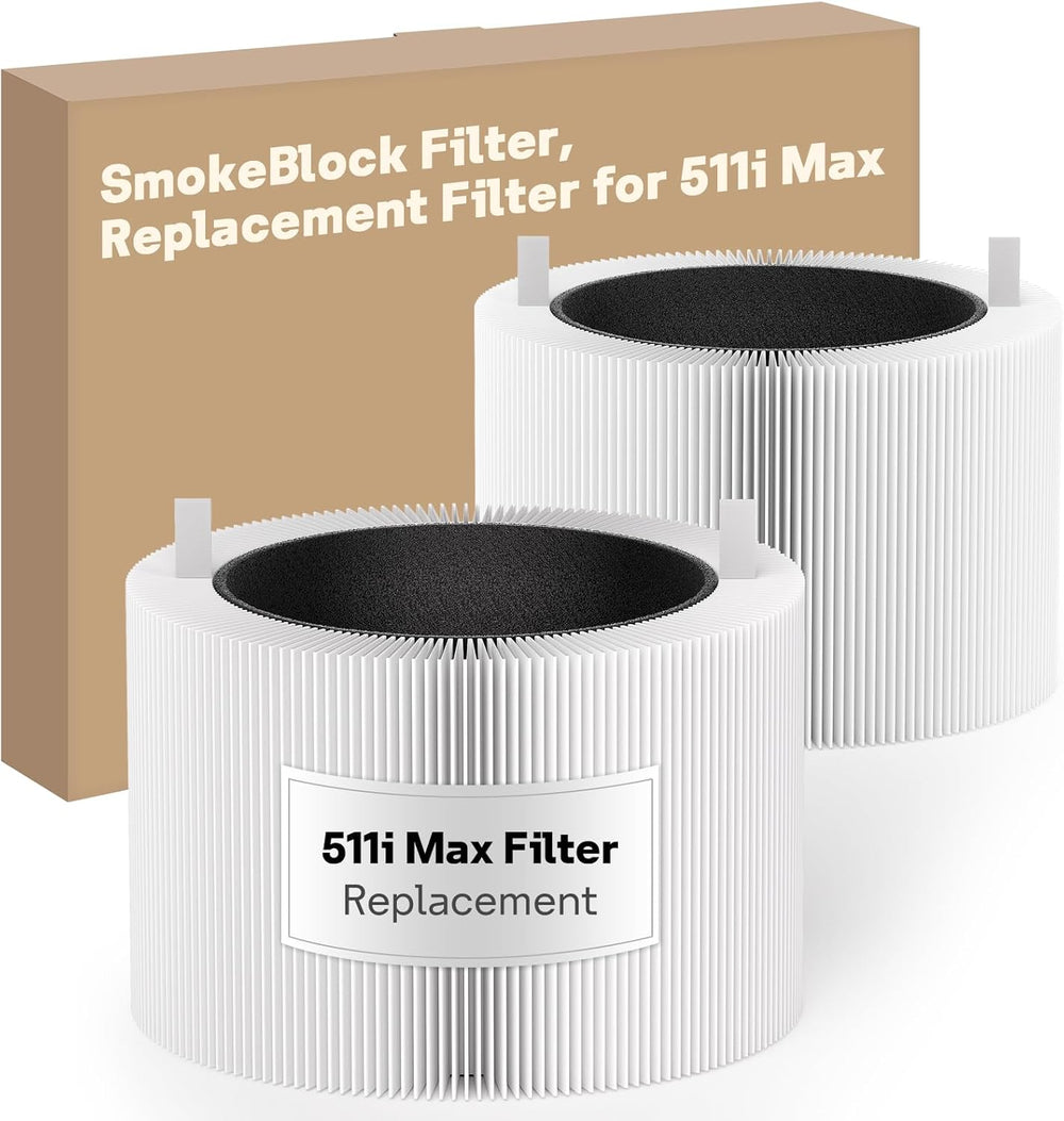 Leemone 511i Max SmokeBlock Filter Replacement Compatible (2 Pack)
