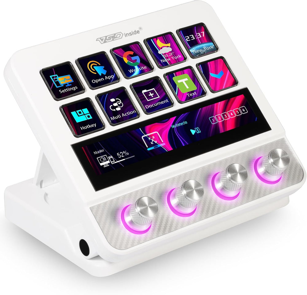 VSDINSIDE Macro Pad, Streaming Deck Stream Controller Soundboard Keypad