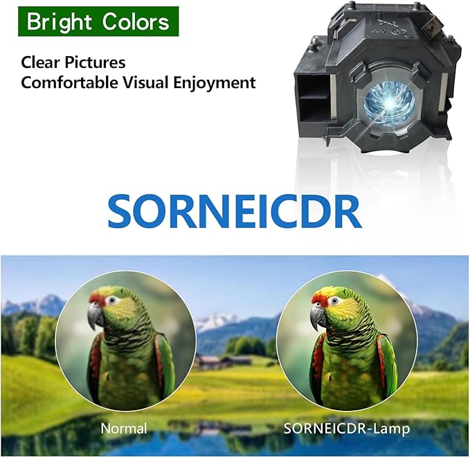SORNEICDR ELP LP41 Replacement Projector Lamp Bulb Compatible