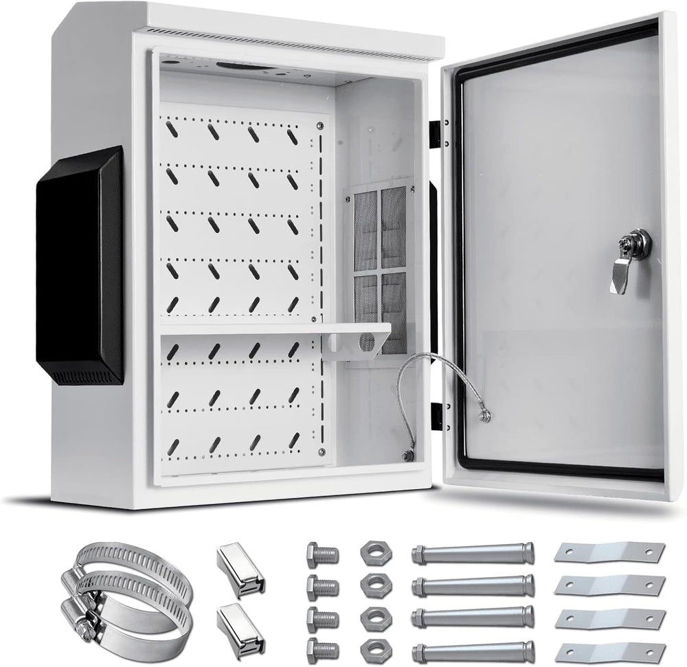 Outdoor Electrical Box, Cold-Rolled Steel Plate, Aluminum Alloy Back Beam