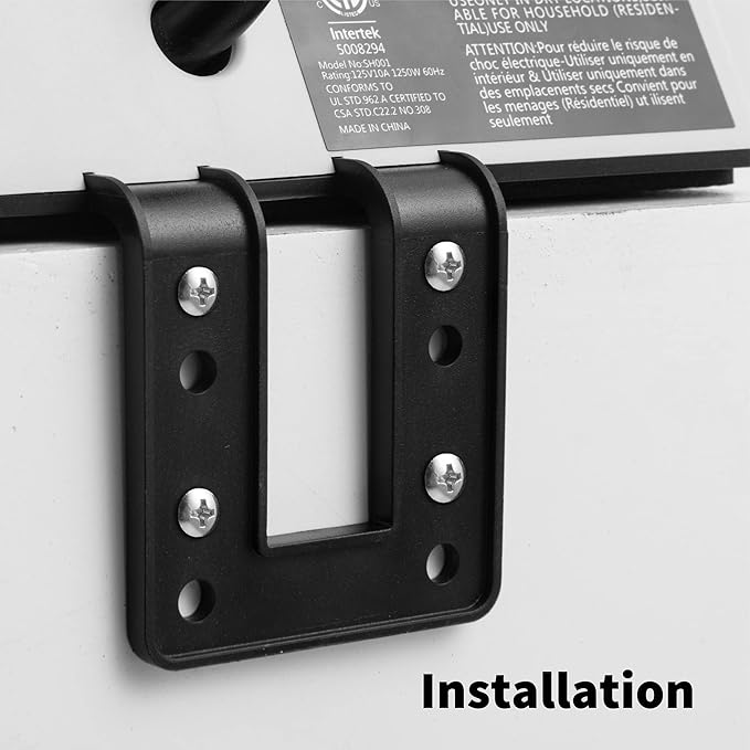 Emerising 2-Pack Desk Edge Mount Power Strips
