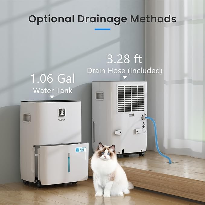 Yaufey 80 Pints Energy Star Dehumidifier