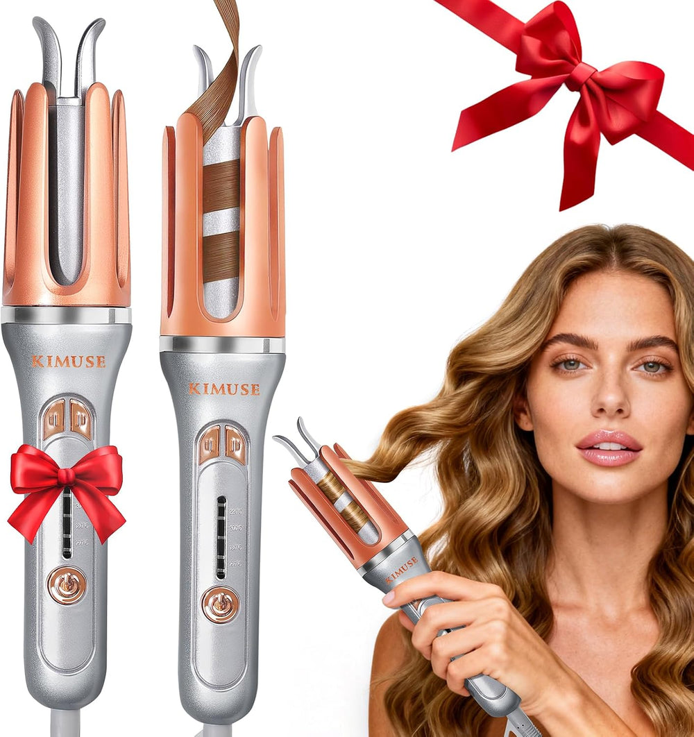 KIMUSE Automatic Rotating Curling Iron, 1.25 Inch