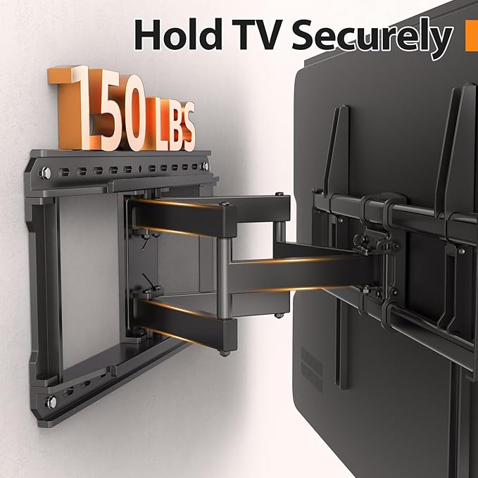 IWORKBOARD Full Motion 75 85 86 90 97'' TV Wall Mount Bracket, Loads ...