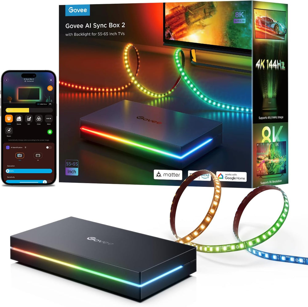 Govee HDMI 2.1 Sync Box 2, AI Sync Box