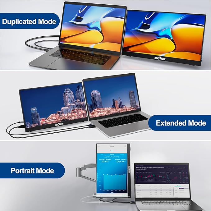 InnoView Portable Monitor 15.6" 1080P