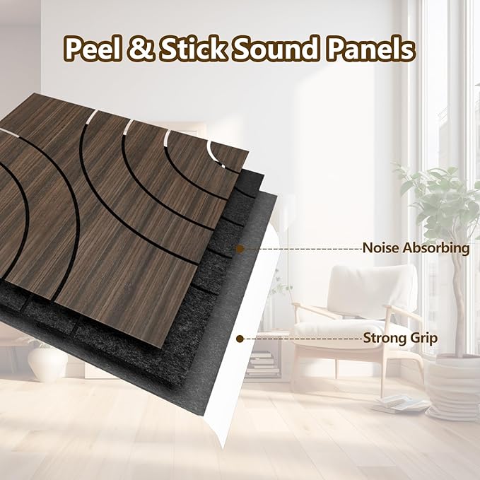 ARMURO 4 Packs Acoustic Wall Panels