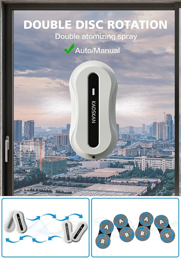 KADSKAN Window Cleaning Robot, Automatic Window Cleaner