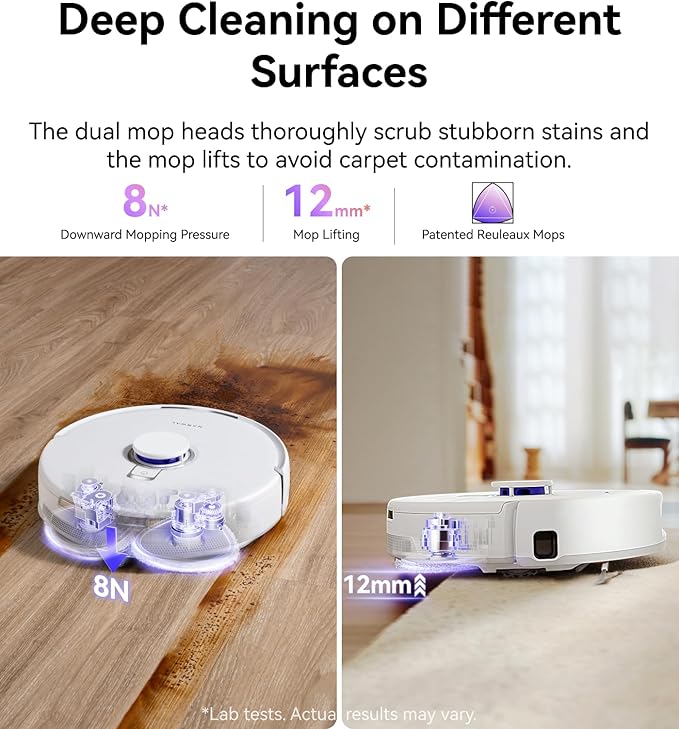 NARWAL Freo Z10 Robot Vacuum and Mop Combo, Tangle Free Robot Mop, 000Pa Suction