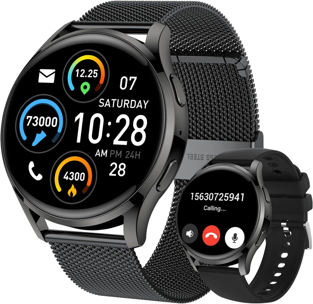 Smart Watch for Men Women Fitness: Waterproof Make/Answer Call Smart Watches