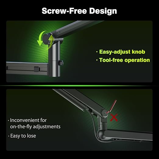 AA AUDIO ACCESSORY Low Profile Mic Boom Arm (2 Pack)