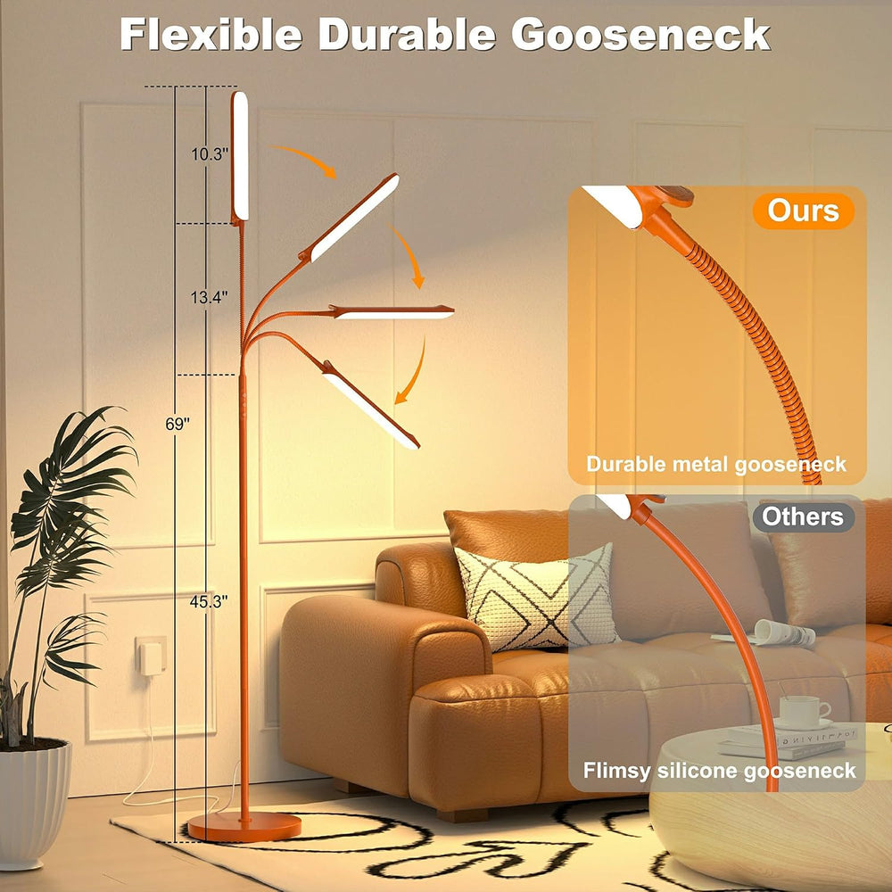 Yikuneng Dimmable LED Floor Lamp, Super Bright Reading Lamps Floor Standing l...