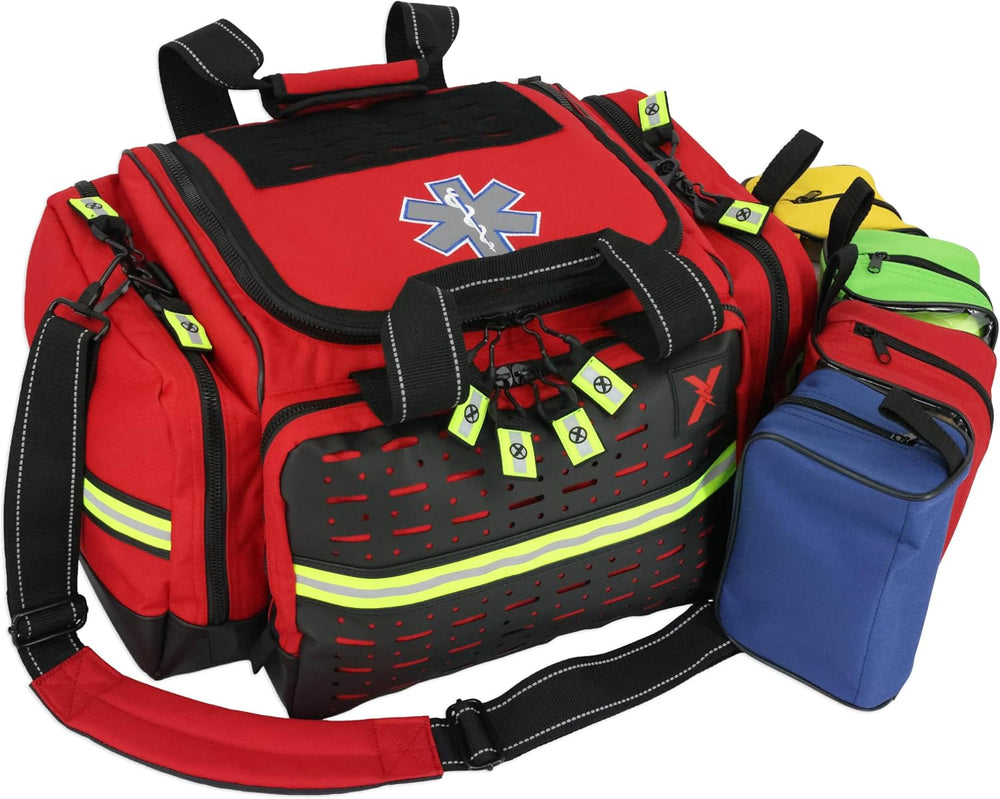 Lightning X Extra Large Medic First Responder EMT Trauma Bag Stocked w/Fill K...