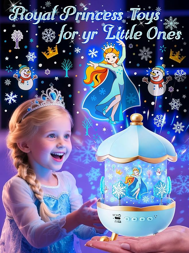 Frozen Toys, 15 Music+16 Films+315 Colors Night Light