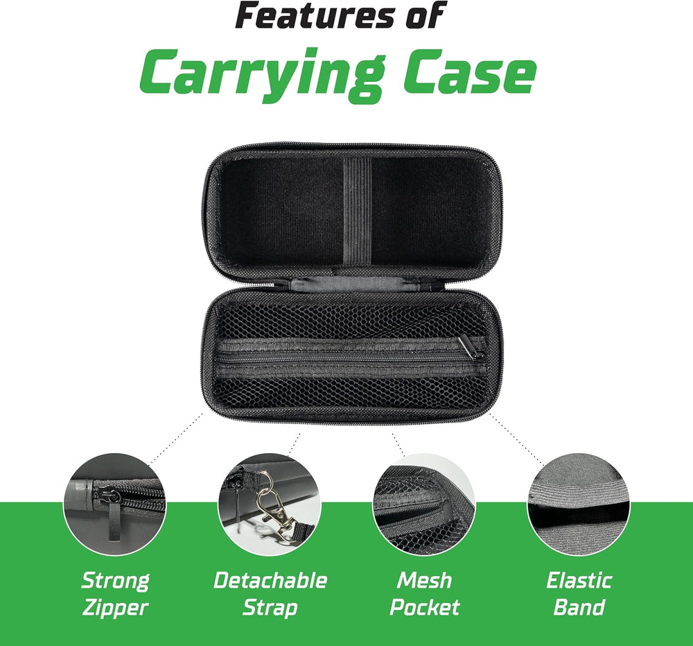 Airmoto Portable Tire Inflator and Hard Carrying Case Bundle
