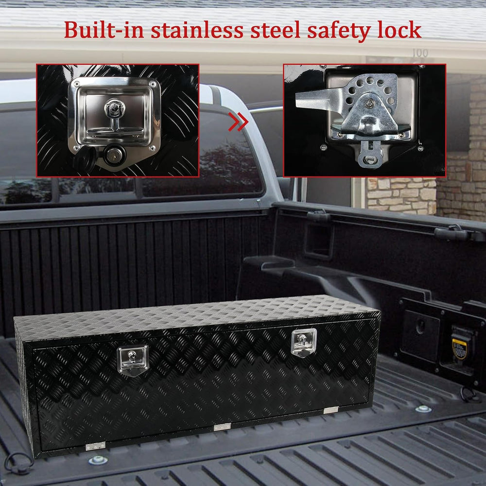 60'' Inch Aluminum Underbody Truck Box with T-Handle Latch