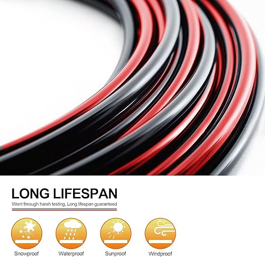 10 Gauge Wire - iGreely Solar Panel Wire 30Ft Black & 30Ft Red 10AWG Tinned