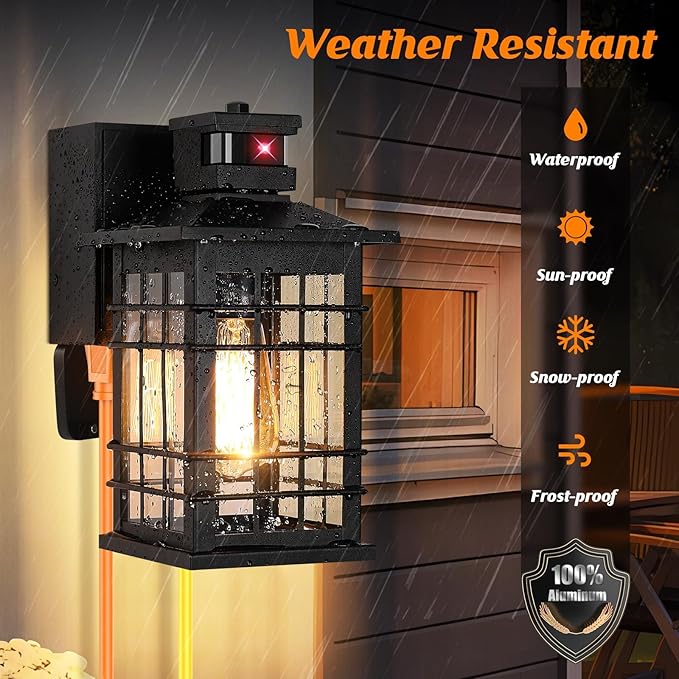 Kondras Motion Sensor Porch Light