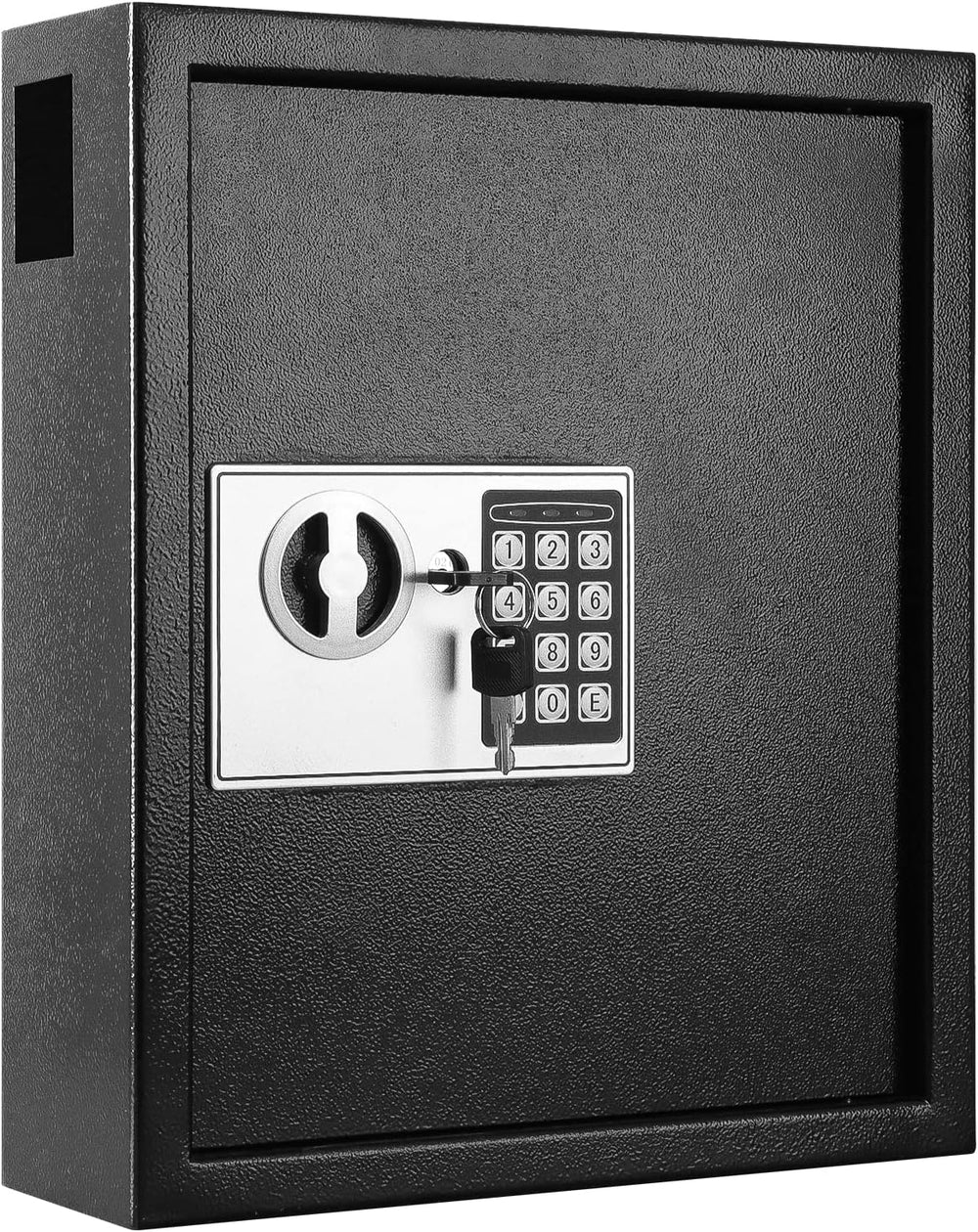 KYODOLED Digital Key Box, Wall Mount 60 Key Cabinet with Key Tags, Black