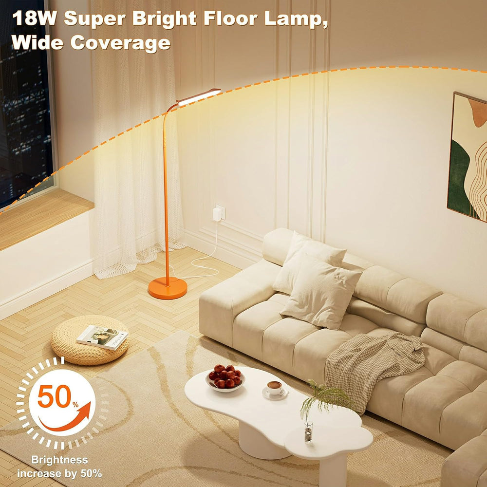 Yikuneng Dimmable LED Floor Lamp, Super Bright Reading Lamps Floor Standing l...