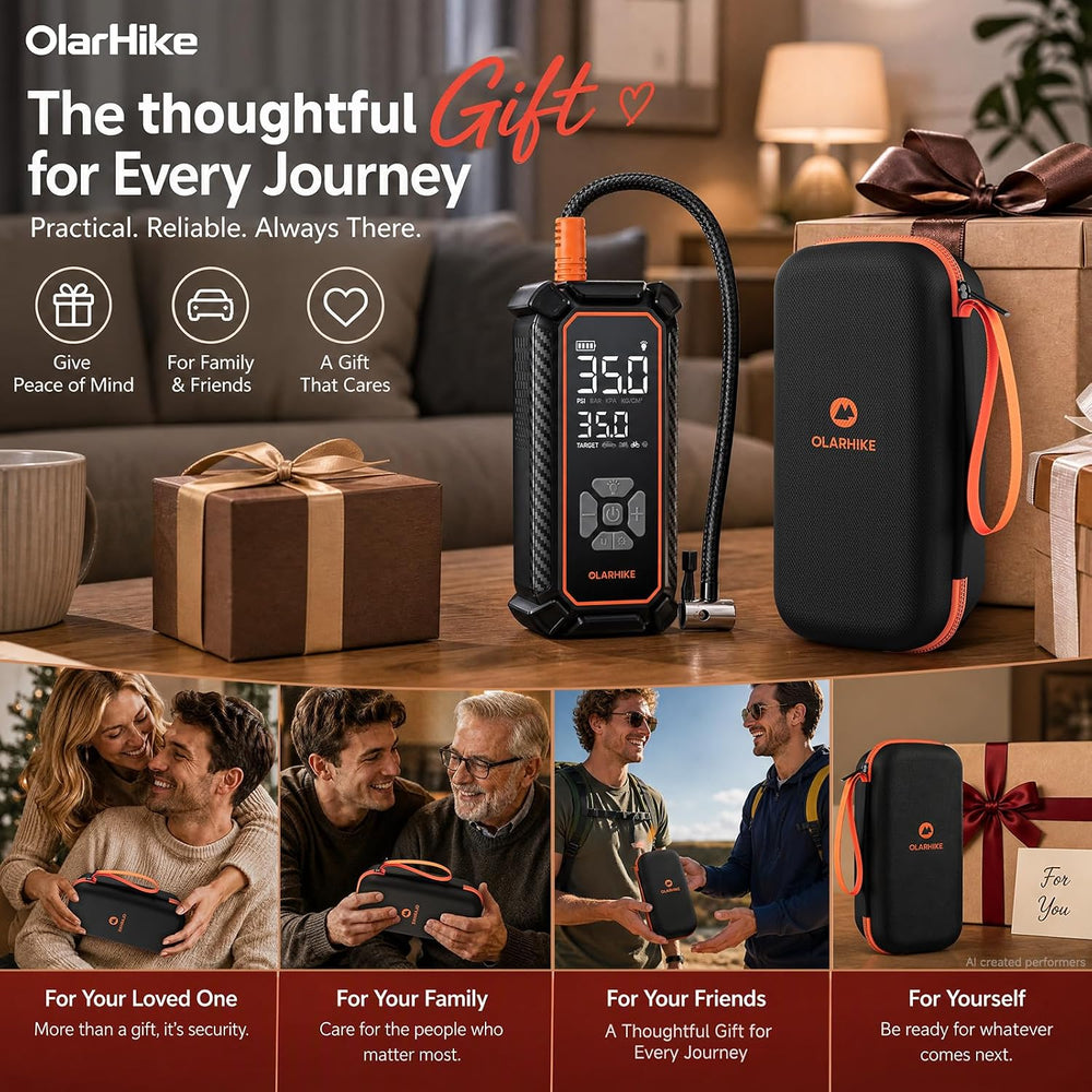 OlarHike Tire Inflator Portable Air Compressor, with Premium Storage Case