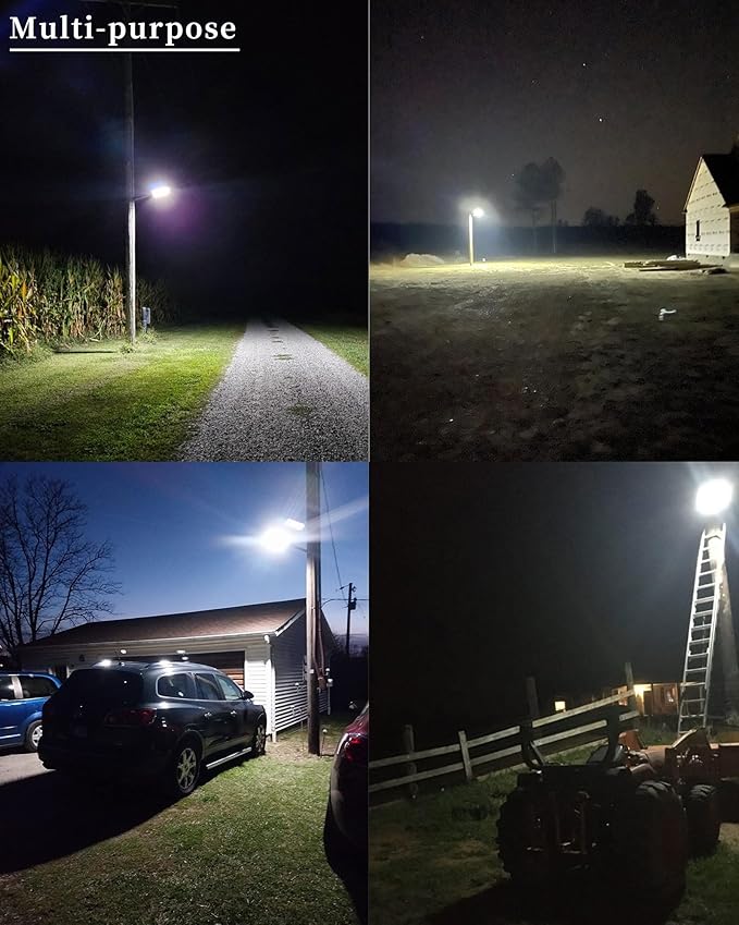 Ofuray Of-2600W Solar Street Lights Outdoor, 268000LM Solar Security Flood