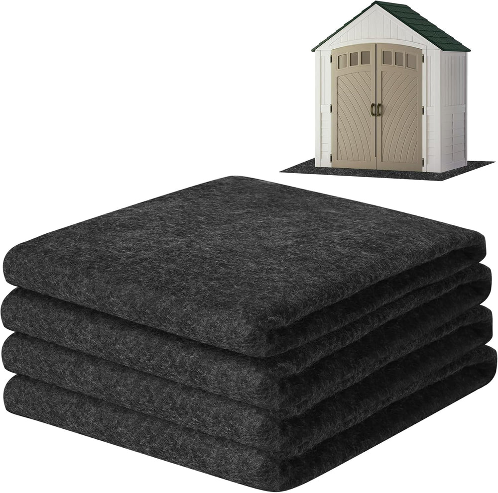 ToLanbbt Outdoor Storage Shed Floor Mat, 10 x 10 FT Waterproof Carport Mat, W...